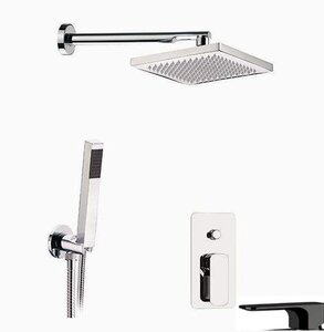 Изображение товара Душевая система Daniel Tiara TA615ZO-15, черный матовый