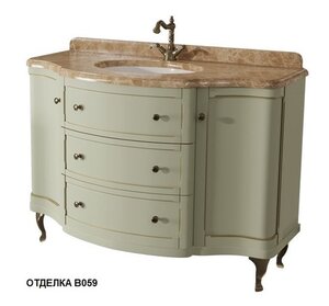 Изображение товара Тумба под раковину Caprigo Imperio 120 см с филёнками, 2 ящика