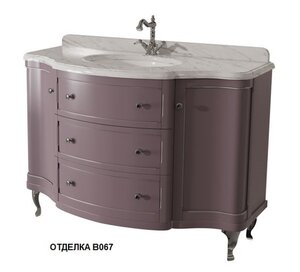 Изображение товара Тумба под раковину Caprigo Imperio 120 см с филёнками, 2 ящика, напольная, отделка B067, 11617-B067