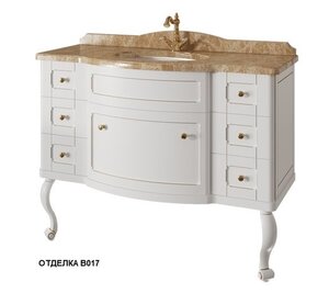 Изображение товара Тумба под раковину Caprigo Imperio 120 см, 7 ящиков, напольная