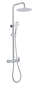 Изображение товара Душевая система AQG Alpha 21NIR25ALA02, верхний душ круглый, хром