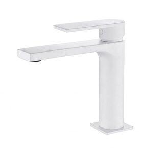 Изображение товара Смеситель AQG Alpha 01ALP100BL для раковины, белый матовый