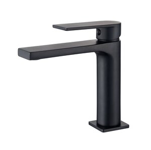 Изображение товара Смеситель AQG Alpha 01ALP100NG для раковины, черный матовый