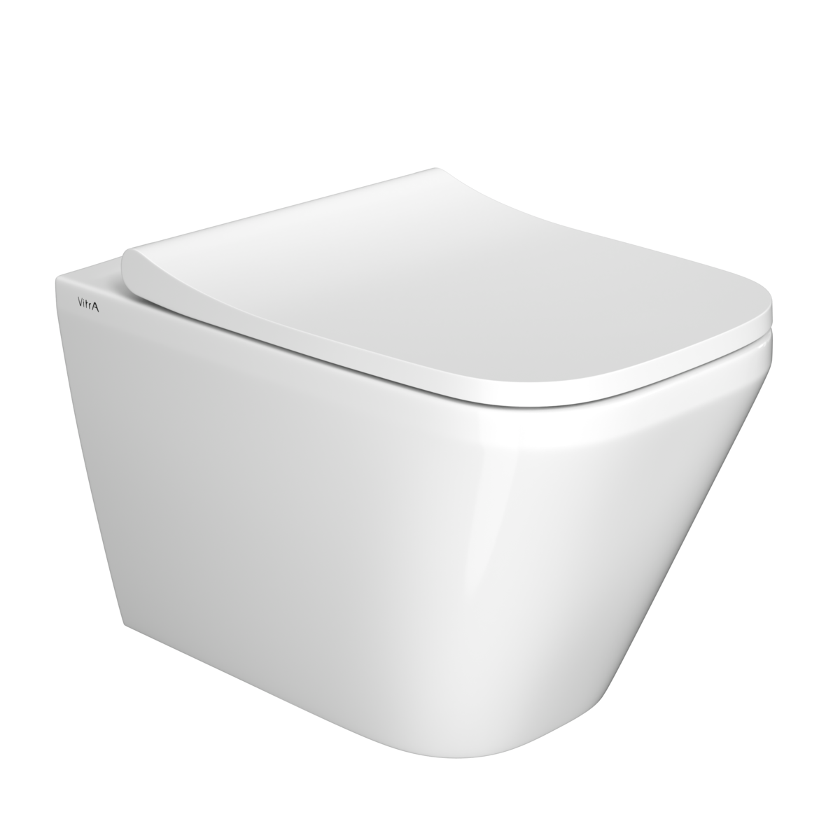 Изображение товара Подвесной безободковый унитаз Vitra Integra Square 7082B003-0075, белый, Турция