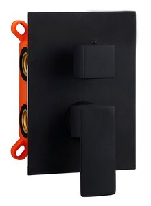 Изображение товара Смеситель AQG Bold 01BOL351NG для душа на 2 выхода, черный матовый