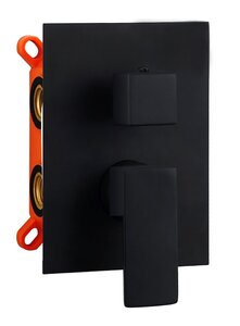 Изображение товара Смеситель AQG Bold 01BOL352NG для душа на 3 выхода, черный матовый