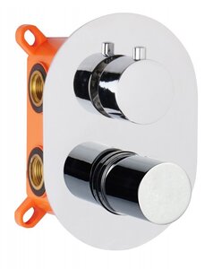 Изображение товара Смеситель AQG Tube 01TUB352NC для душа на 3 выхода, хром