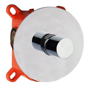 Изображение товара Смеситель AQG Tube 01TUB350NC для душа хром/черный