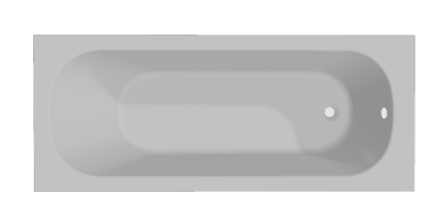Изображение товара Ванна акриловая C-Bath Galaxy 170 x 70 см прямоугольная, белый, CBQ016001
