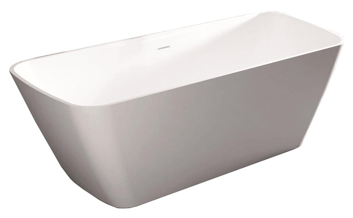 Изображение товара Ванна из искусственного камня C-Bath Pola 151 x 72 см прямоугольная белая