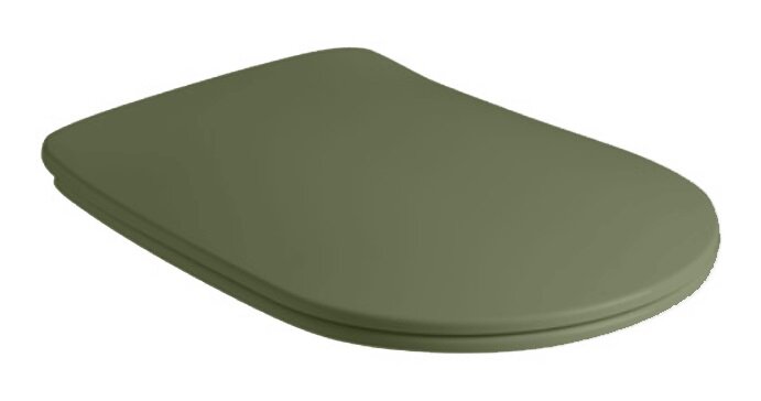 Изображение товара Крышка-сиденье Kerasan Nolita 539111 Slim для унитаза, зеленый