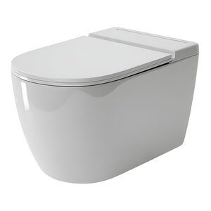 Изображение товара Подвесной импульсный унитаз Grossman, крышка тонкая микролифт, белый, GR-5502