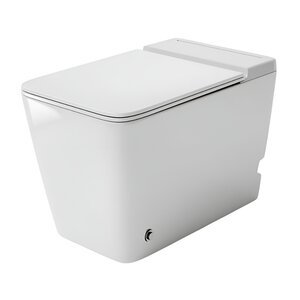 Изображение товара Приставной импульсный унитаз Grossman, крышка тонкая микролифт, белый, GR-PR-5501