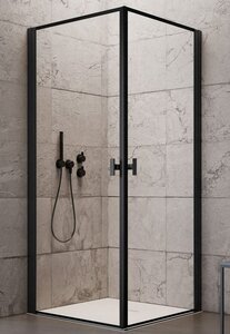 Изображение товара Душевой уголок Radaway Nes Black KDD I Frame 80x90 см стекло Frame черный профиль
