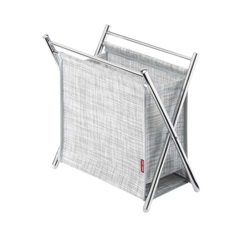 Изображение товара Газетница Casy Home с серым покрытием, размеры 30x15x30 см, напольная