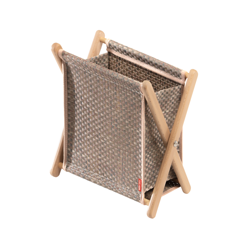 Изображение товара Газетница Casy Home коричневая для газет журналов и книг компактная