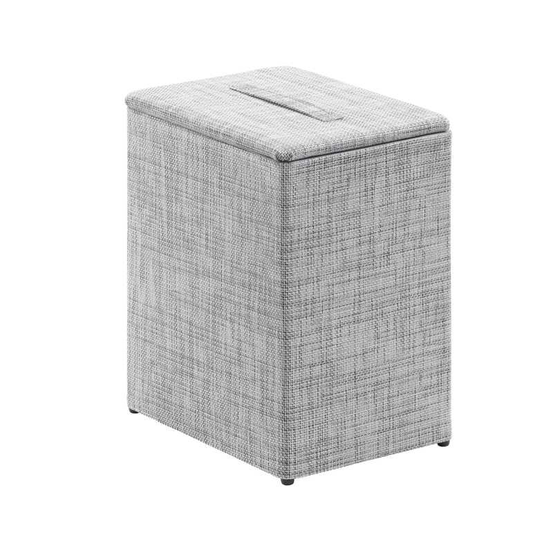 Изображение товара Корзина для мусора Casy Home 17л с крышкой, серый, экологичный материал