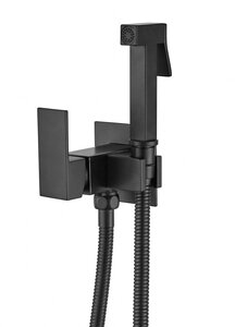 Изображение товара Гигиенический душ AQG Ares, 34ARE0010520, со смесителем, черный матовый