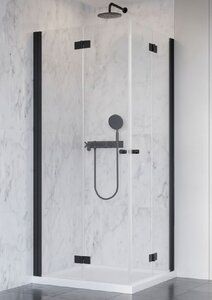 Изображение товара Душевой уголок Radaway Nes 8 Black KDD-B, 90 x 100 см, стекло прозрачное, профиль черный