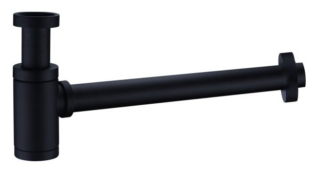 Изображение товара Сифон для раковины AQG Fosc 400110525 1 1/4, черный матовый Изображение товара Сифон для раковины AQG Fosc 400110525 1 1/4, черный матовый