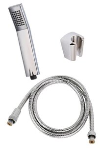 Изображение товара Душевой гарнитур AQG Luxor SETB, ручной душ, шланг, 1 режим струи, хром