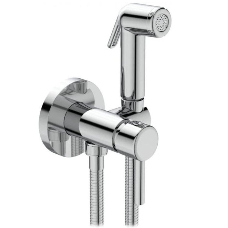 Изображение товара Гигиенический душ Ideal Standard Idealspray, BD130AA, со смесителем, хром Изображение товара Гигиенический душ Ideal Standard Idealspray, BD130AA, со смесителем, хром