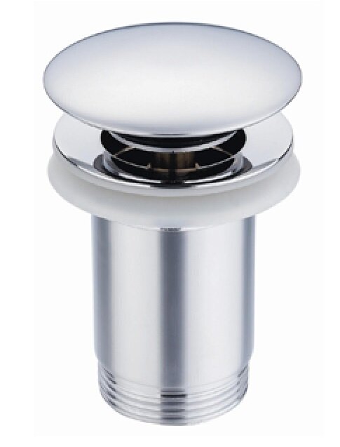 Изображение товара Донный клапан AQG Norm C с переливом и clik-clack хром 400050125