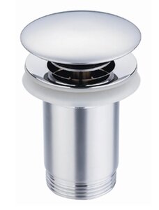 Изображение товара Донный клапан AQG Norm C, с переливом, clik-clack, хром, 400050125