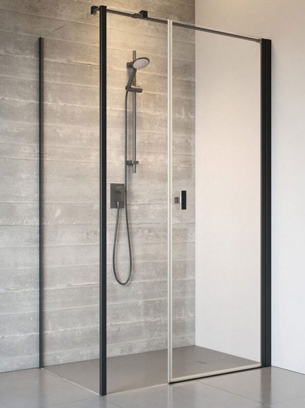 Изображение товара Душевой уголок Radaway Nes Black KDS I 120x70 правый, стекло прозрачное, профиль черный