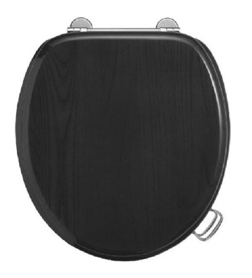 Изображение товара Крышка-сиденье Boheme Vogue 907-B-CR микролифт черный хром