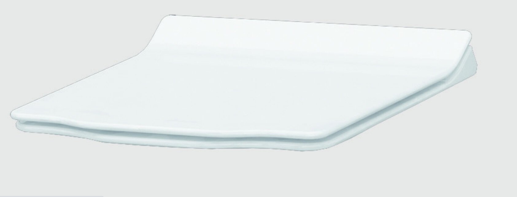 Изображение товара Крышка-сиденье Boheme Hermitage для унитаза с микролифтом белая хром