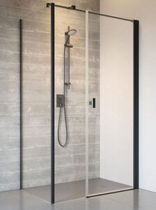 Изображение товара Душевой уголок Radaway Nes 8 Black KDS I, 140 x 70 см, правая дверь, стекло прозрачное, профиль черный