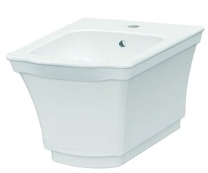 Изображение товара Биде Boheme Hermitage 953 подвесное без узора, белый, хром