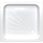 Душевой поддон ВИЗ Antika APS-80101, 80 х 80 см, квадратный, стальной, белый - фото 1