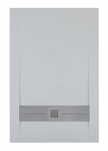 Изображение товара Душевой поддон Aquanet Delight 120x90 см прямоугольный серый камень низкий бортик