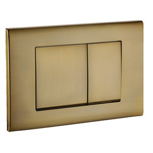 Изображение товара Клавиша смыва Boheme, пластик, кнопки прямоугольные, бронза, 654