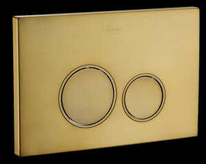 Изображение товара Клавиша смыва Boheme, пластик, кнопки круглые, бронза, 657