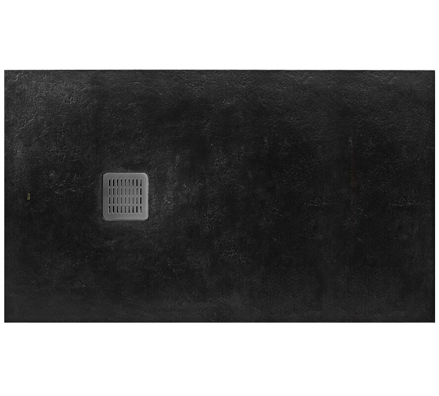 Изображение товара Душевой поддон Roca Terran 180x90 см из искусственного камня, черный низкий