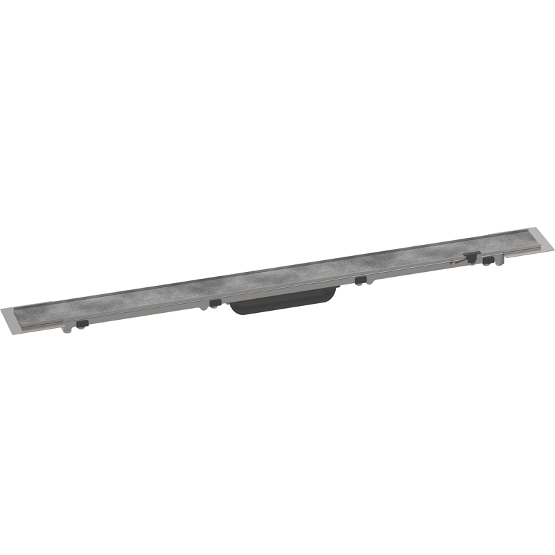 Изображение товара Решетка для дренажного канала Hansgrohe RainDrain Rock 80-90 см под плитку хром