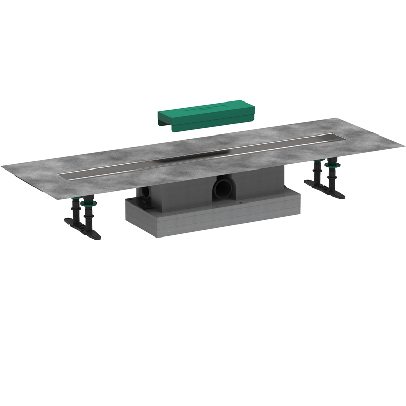 Изображение товара Дренажный канал Hansgrohe uBox universal 80 см стандартный серый для душа и ванной