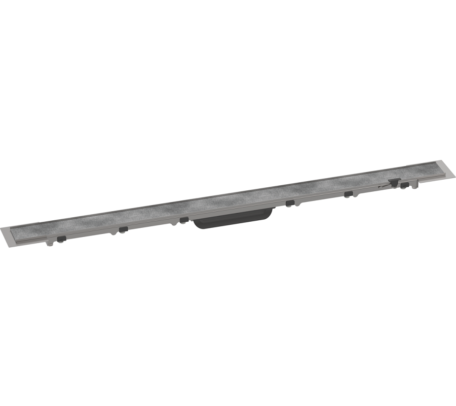 Изображение товара Решетка для дренажного канала Hansgrohe RainDrain Rock, 90-100 см, подрезная, под плитку, хром, 56032000 Изображение товара Решетка для дренажного канала Hansgrohe RainDrain Rock, 90-100 см, подрезная, под плитку, хром, 56032000