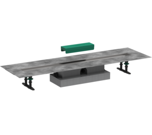 Изображение товара Дренажный канал Hansgrohe uBox universal, 90 см, установка вровень с полом, 56019180, хром