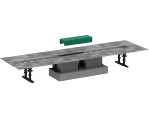 Изображение товара Дренажный канал Hansgrohe uBox universal, 90 см, стандартный (не вровень с полом), 56025180, цвет серый