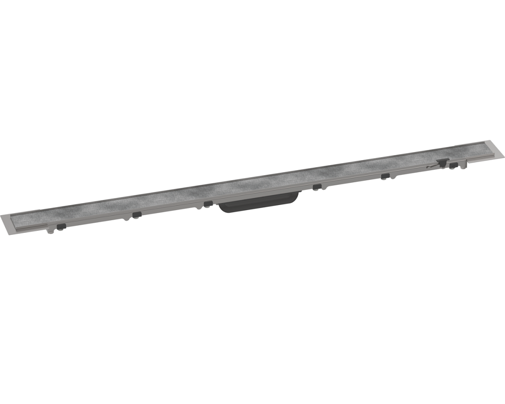 Изображение товара Решетка для дренажного канала Hansgrohe RainDrain Rock, 100-110 см, подрезная, под плитку, хром, 56033000 Изображение товара Решетка для дренажного канала Hansgrohe RainDrain Rock, 100-110 см, подрезная, под плитку, хром, 56033000