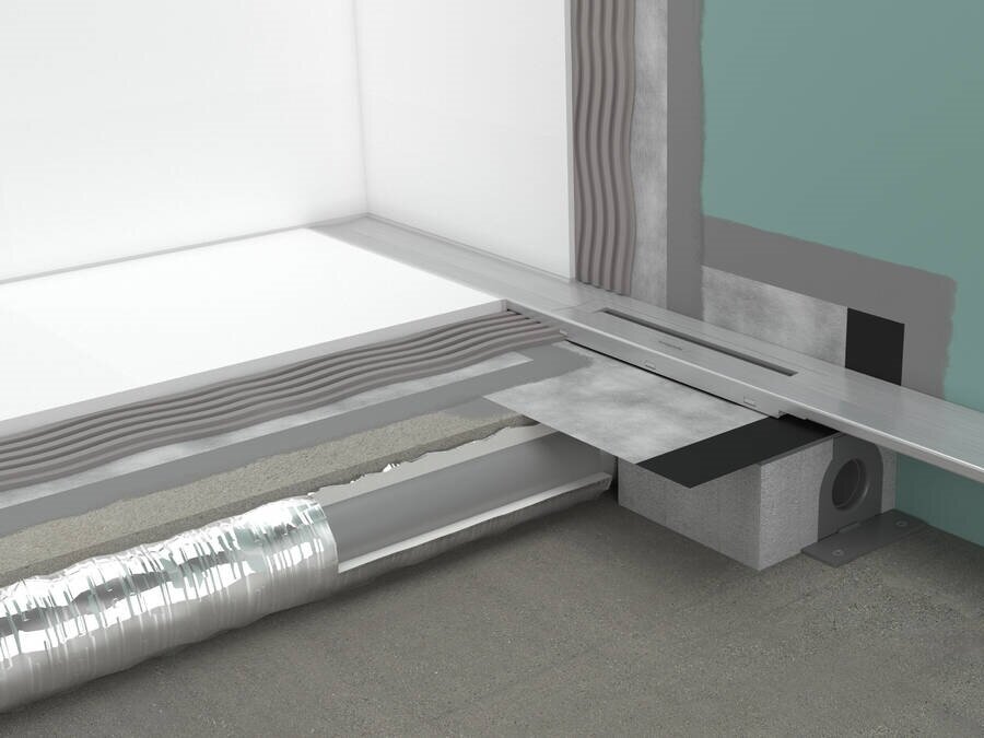 Изображение товара Дренажный канал Hansgrohe uBox universal, стандартная установка, серый