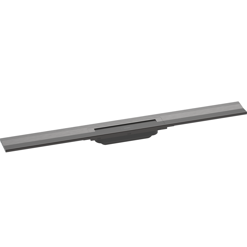 Изображение товара Решетка для дренажного канала Hansgrohe RainDrain Flex 80 см черный хром нержавеющая сталь