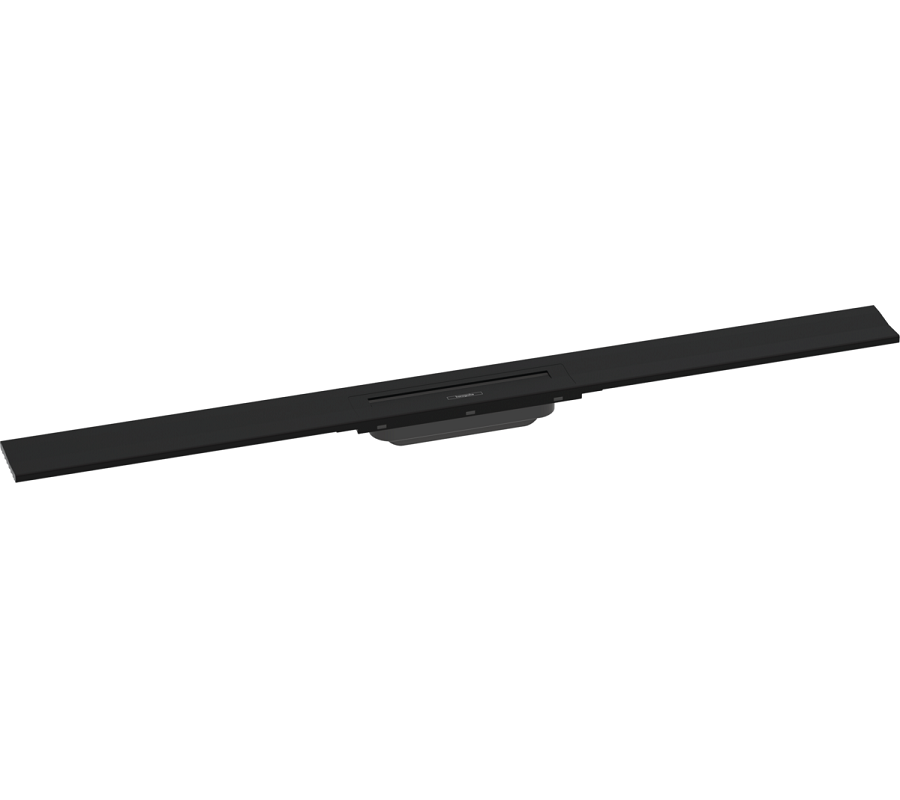 Изображение товара Дренажная решетка Hansgrohe RainDrain Flex 100 см черный матовый Изображение товара Дренажная решетка Hansgrohe RainDrain Flex 100 см черный матовый