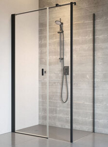 Изображение товара Душевой уголок Radaway Nes 8 Black KDS I, 100 x 90 см, левая дверь, стекло прозрачное, профиль черный