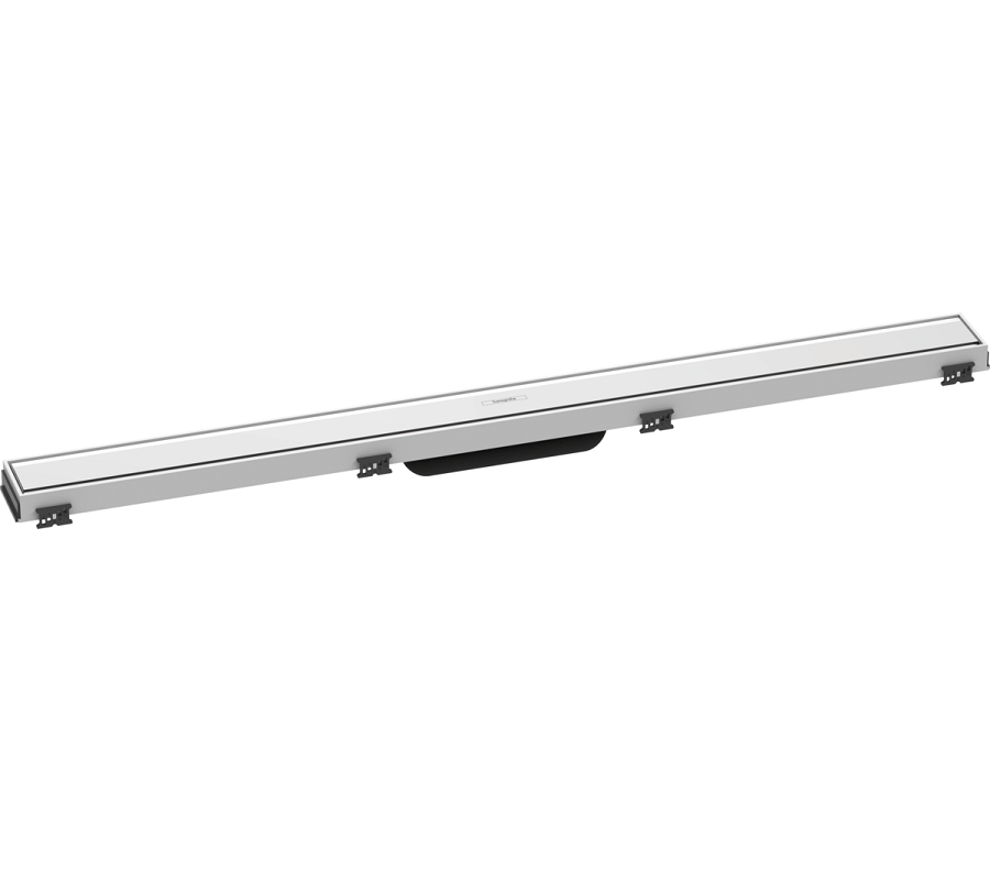 Изображение товара Решетка для дренажного канала Hansgrohe RainDrain Match 90 см белое стекло