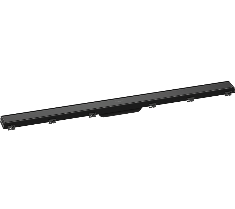 Изображение товара Решетка для дренажного канала Hansgrohe RainDrain Match 100 см черное стекло